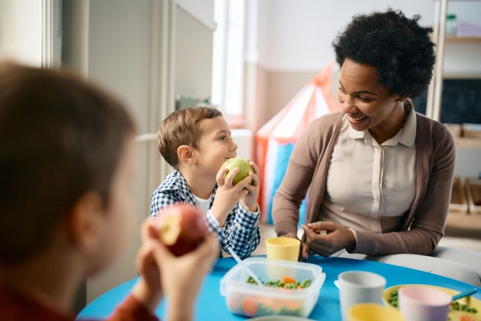 Supervisor at a school whilst child is on lunch